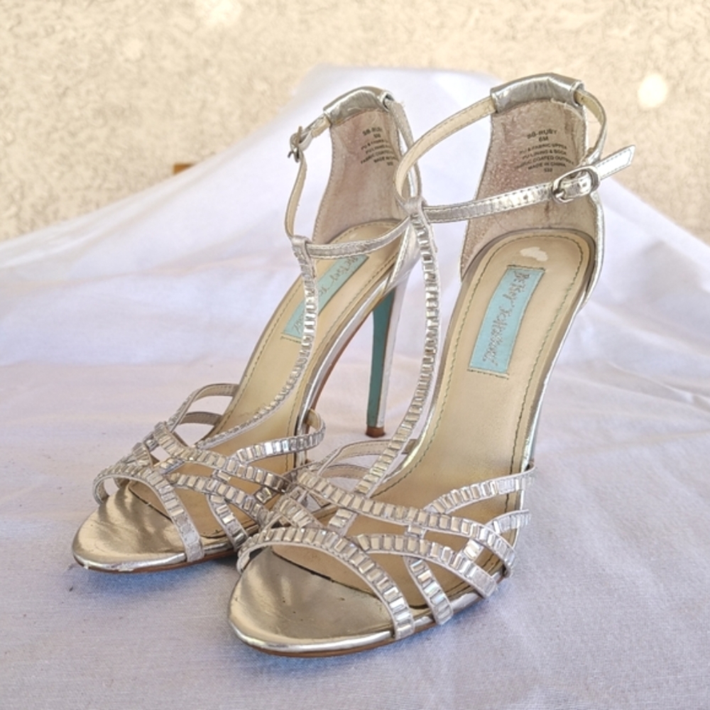 Elegant Silver Heels